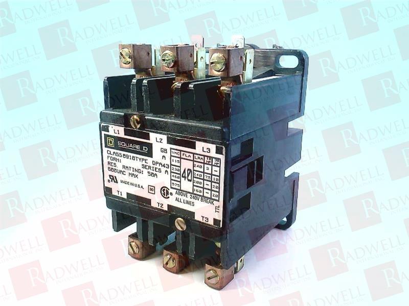 Square D 8910DPA43V02 Industrial Control System for sale online 