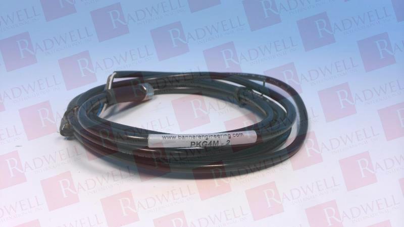BANNER ENGINEERING PKG4-2 CORDSET 4PIN STRAIGHT CONNECTOR NEW 