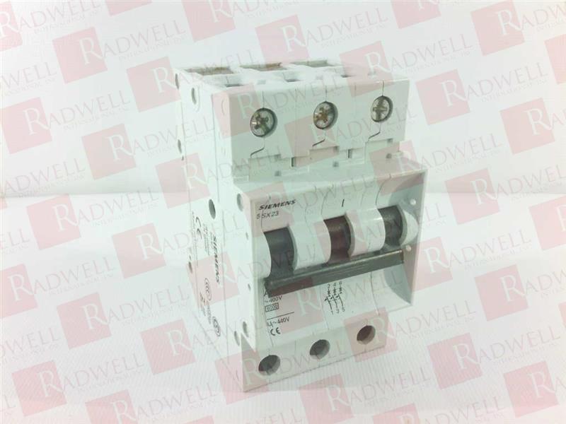 Siemens MCB 32 Amp 5SX23 Type D Triple Pole 32A 3 Phase Circuit Breaker  5SX23D32 - Willrose Electrical - Discontinued & Obsolete Circuit Breakers