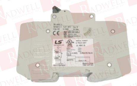 LS ELECTRIC BK63HU-2P-C15-240V