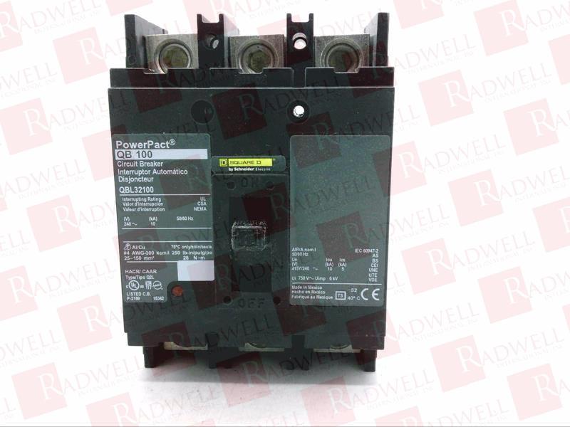 Square D QBL32100 Industrial Control System for sale online 