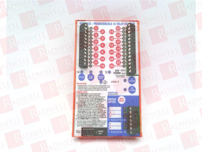 DOUGLAS LIGHTING CONTROLS WRS-2224