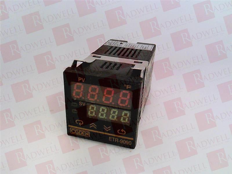 OGDEN ETR-9090-221 TEMPERATURE CONTROLLER 90-264VAC PT100DIN RELAY NEW IN BOX 