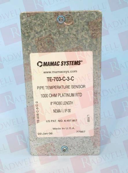 MAMAC SYSTEMS TE-703-C-3-C-2