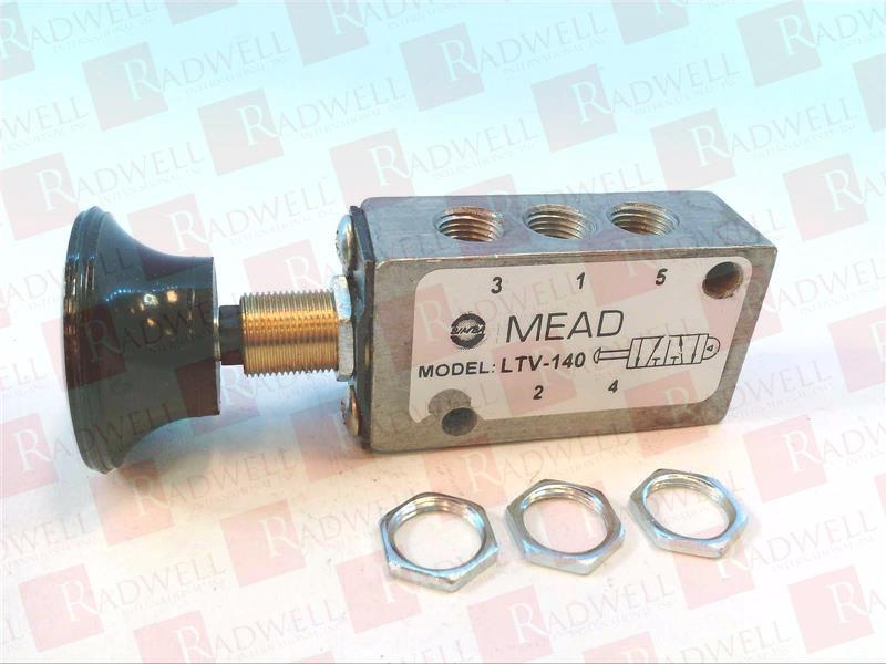 Mead Fluid Dynamics LTV-140 Palm Control Valve Actuator LTV140