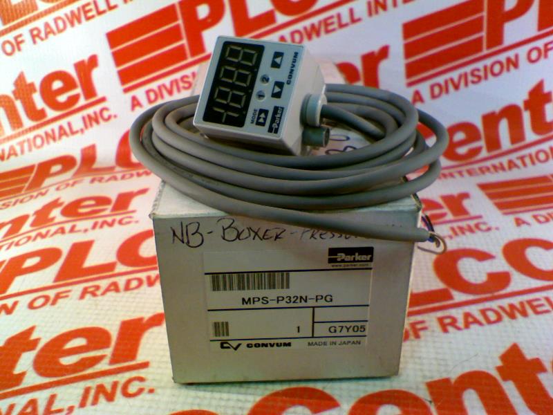 1/8" NPT 2M Cable 0-145 PSI 24VDC PNP New Parker MPS-P32N-PG Pressure Sensor 