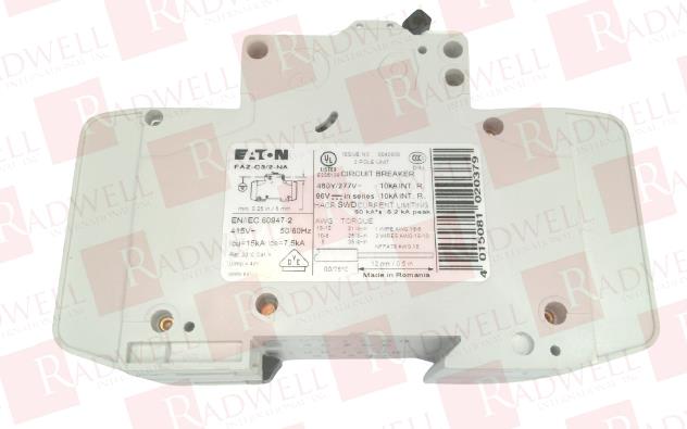 EATON CORPORATION FAZ-C3/2-NA