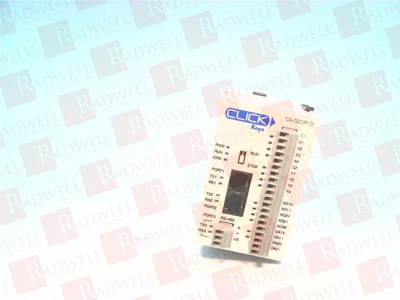 CLICK ANALOG PLC AUTOMATION DIRECT C0-02DR-D Sealed box