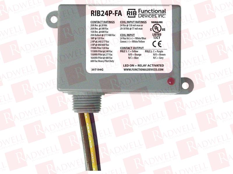 FUNCTIONAL DEVICES RIB24P-FA