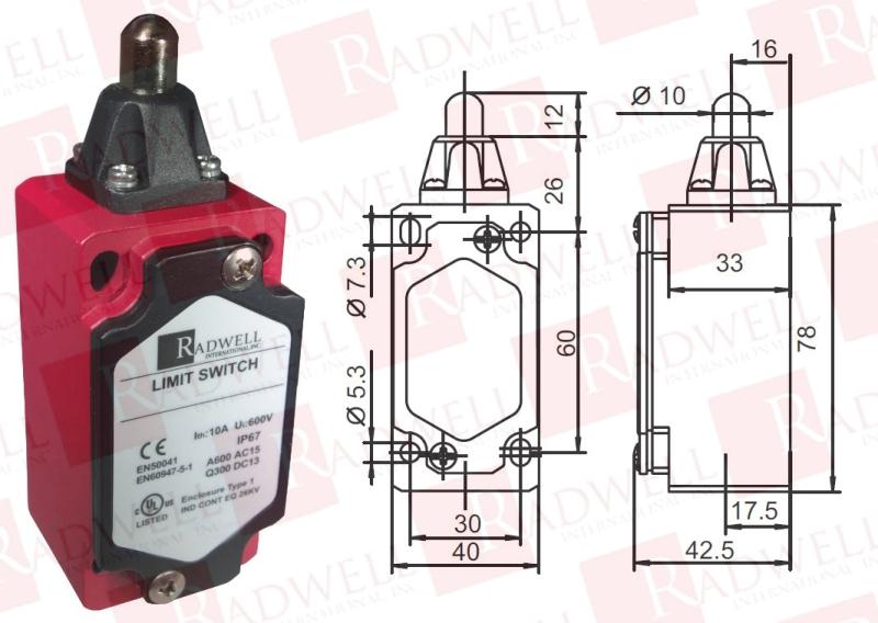 RADWELL VERIFIED SUBSTITUTE AZ-5101-SUB