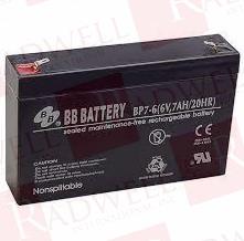 BP7-6-T1 Industrial Battery By BB BATTERY