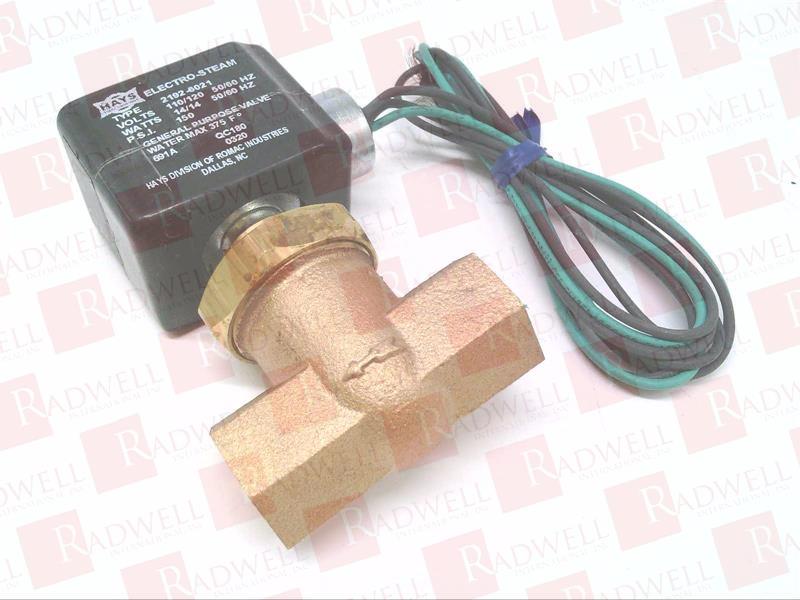 HAYS FLUID CONTROL 2192-6021-1/2