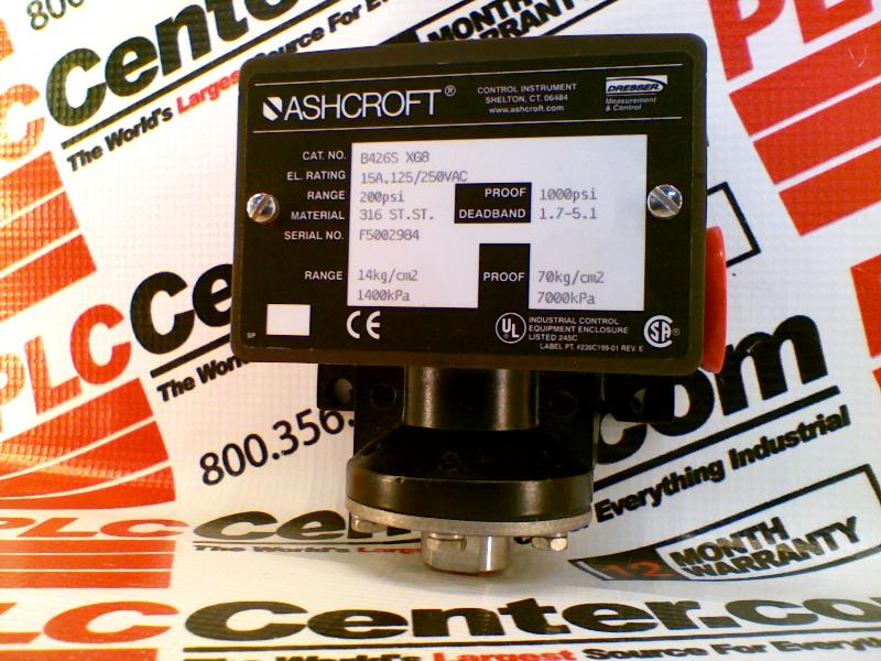 ASHCROFT B426S-XG8-200PSI