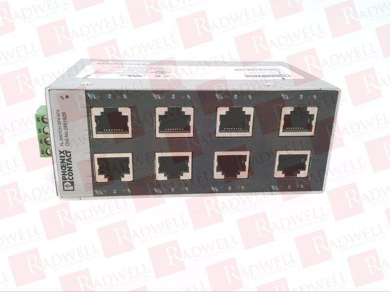 FL SWITCH SFN 8TX by PHOENIX CONTACT - Buy or Repair at Radwell