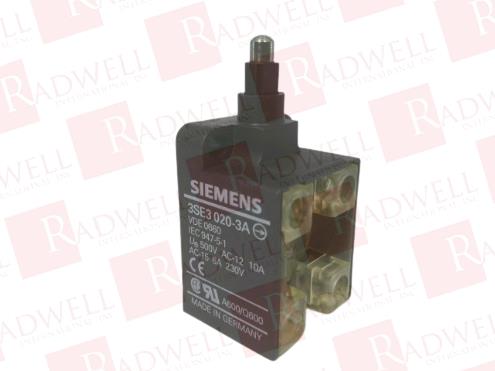 3SE3-020-3A Manufactured by - SIEMENS FURNAS ELECTRIC CO