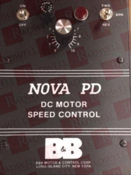 NOVA-PD Drive By B&B MOTOR & CONTROL