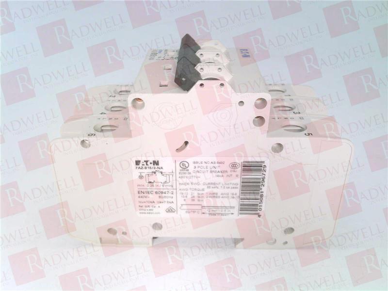 EATON CORPORATION FAZ-B15/3-NA