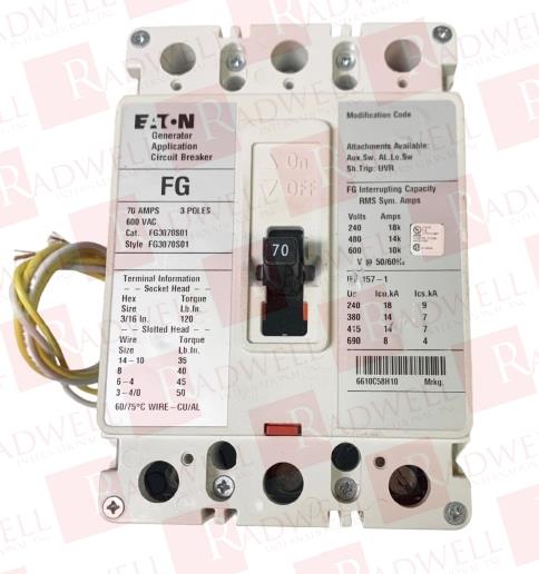 EATON CORPORATION FG3070S01