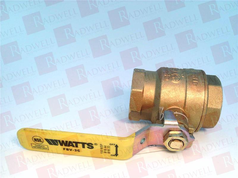 WATTS WATER TECHNOLOGIES FBV-3C-1-1/2