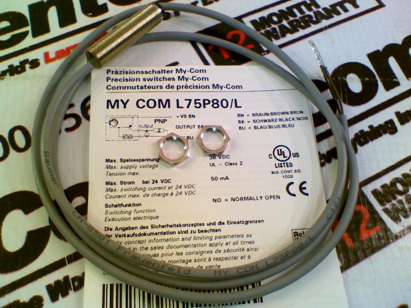 MY COM L75P80/L by BAUMER ELECTRIC Buy or Repair at Radwell