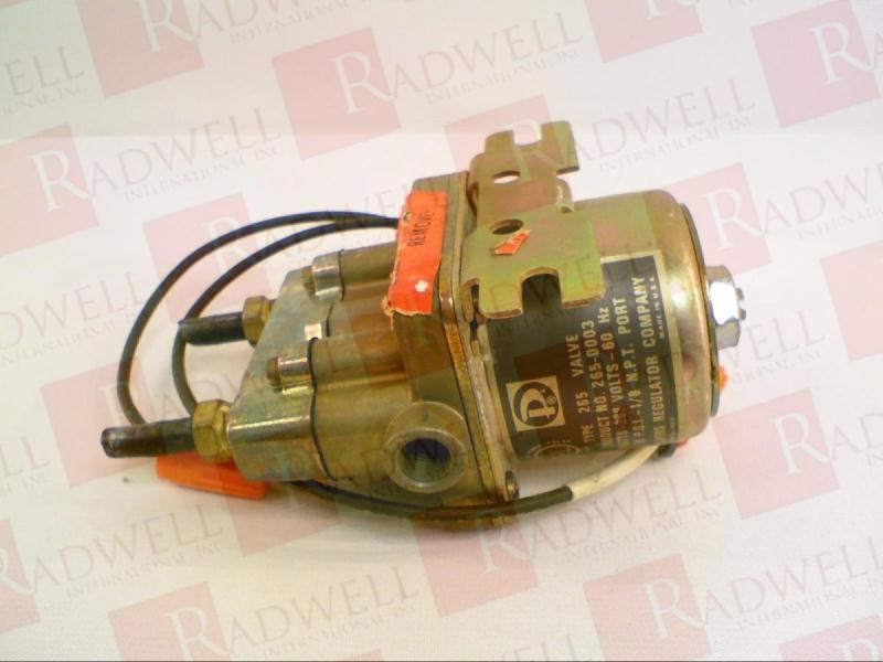 POWERS REGULATOR CO 265-0003