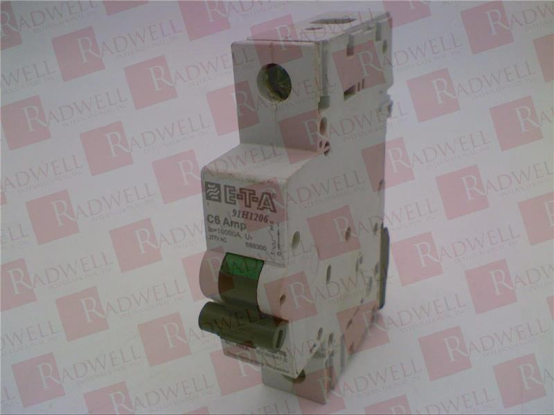 E-T-A CIRCUIT BREAKERS 91H1206-6A