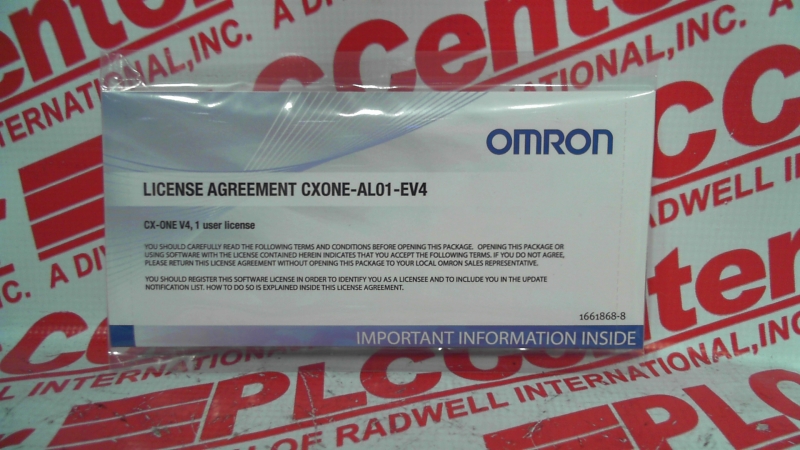 OMRON CXONE-AL01-EV4