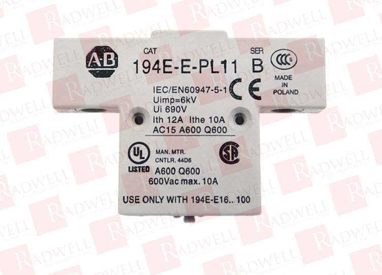 ALLEN BRADLEY 194E-E-PL11