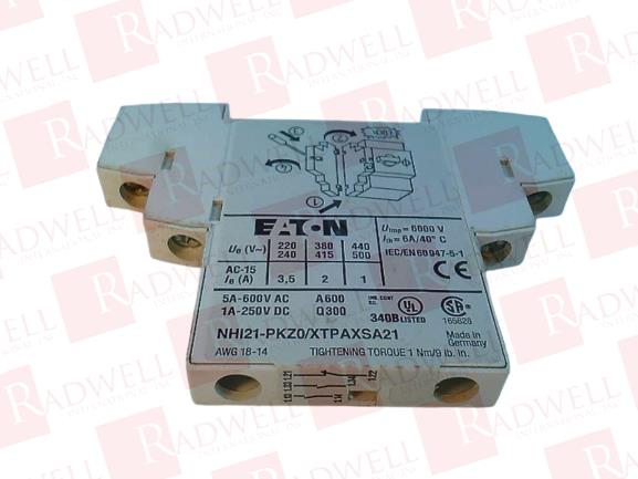 EATON CORPORATION NHI-21-PKZ0