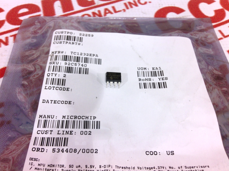 MICROCHIP TECHNOLOGY INC TC1232EPA