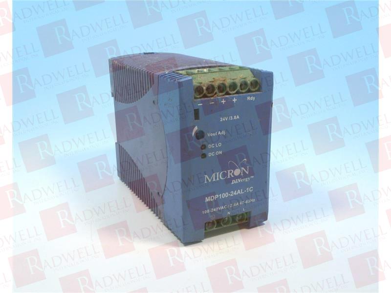 MICRON INDUSTRIES CORPORATION MDP100-24AL-1C