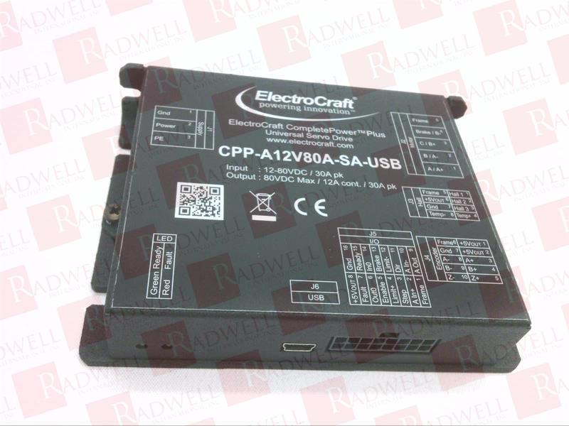 ELECTROCRAFT CPP-A12V80A-SA-USB