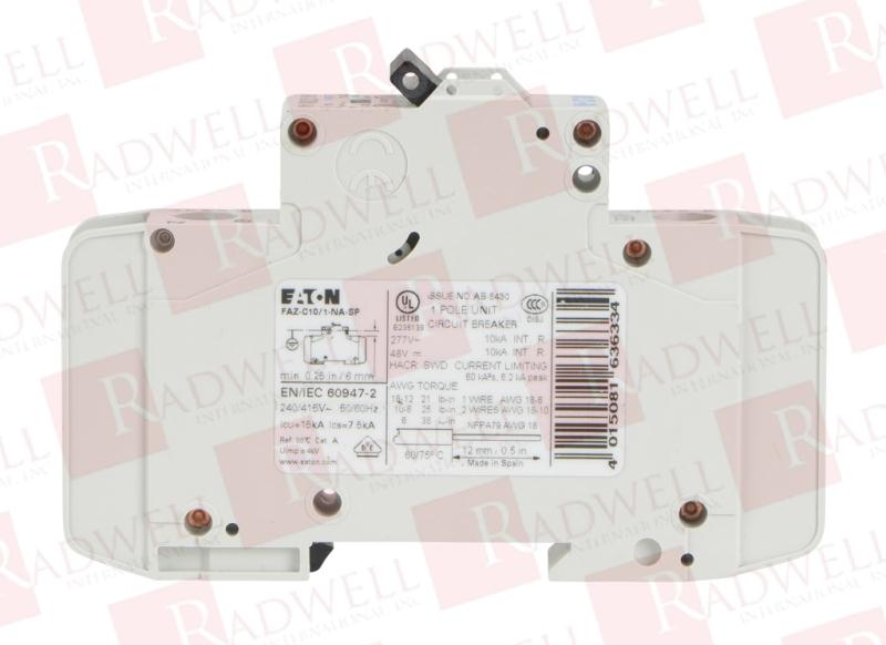 EATON CORPORATION FAZ-C10/1-NA-SP