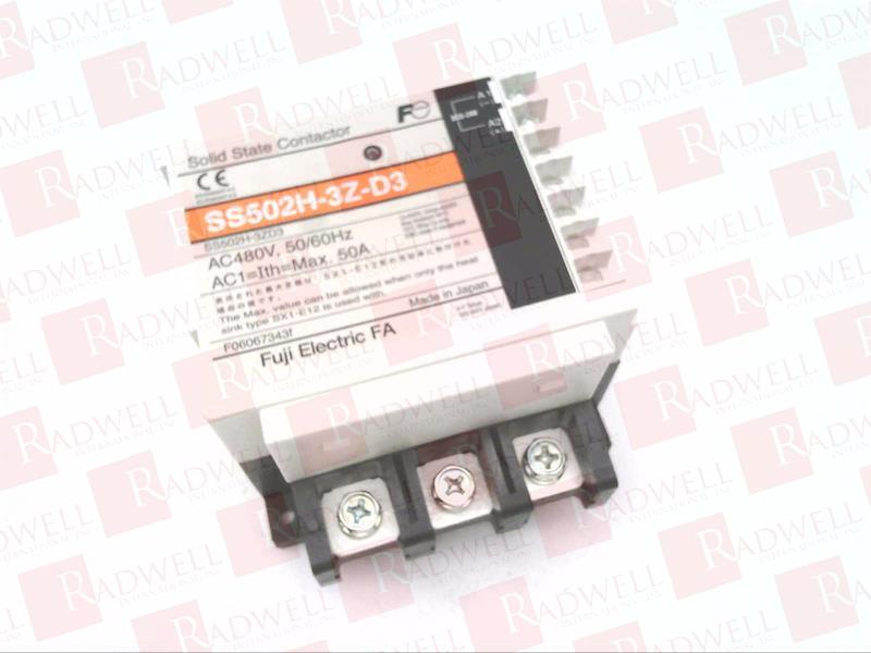 SS502H-3Z-D3 by FUJI ELECTRIC - Buy or Repair at Radwell - Radwell.com