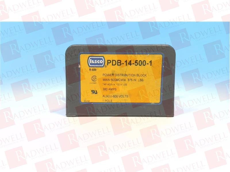 Ilsco PDB-55-600-1 Power Distribution Block 