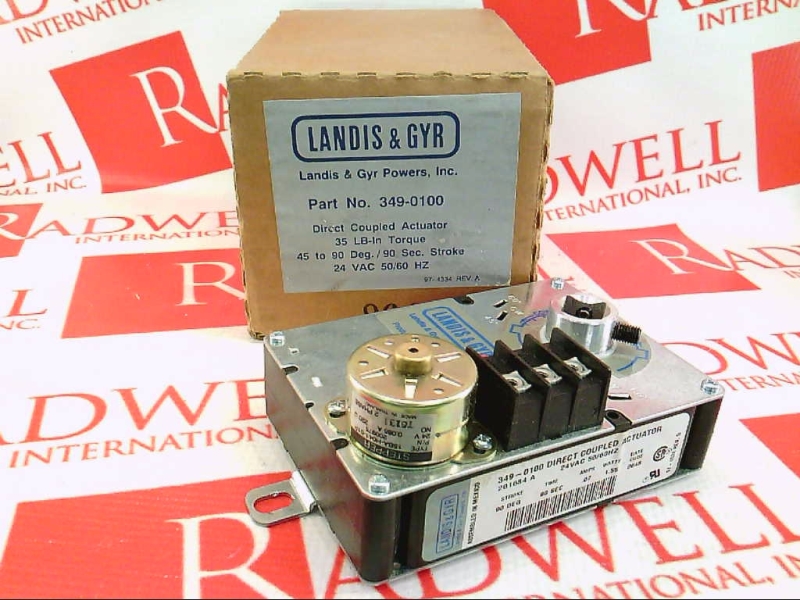 Landis & GYR Powers 349-0100 Direct Coupled Actuator 