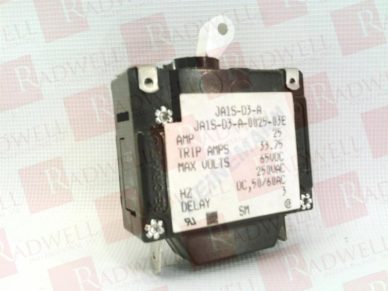 EATON CORPORATION JA1S-D3-A0025-03E