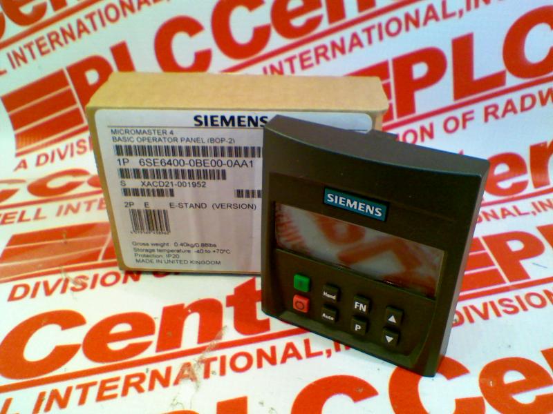 SIEMENS 6SE6400-0BE00-0AA1