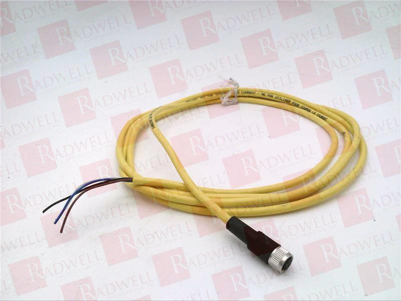 SAC-4P- 2,0-542/M8 FS BK QD Cable/Cord Set by PHOENIX CONTACT