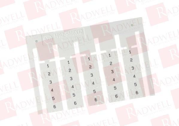 ALLEN BRADLEY 1492-SM6X12V1-10
