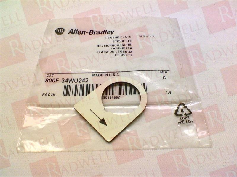 ALLEN BRADLEY 800F-34WU242