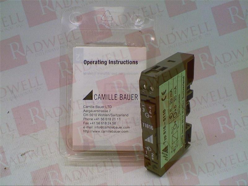 8165110 USED TESTED CLEANED CAMILLE BAUER 816-5110
