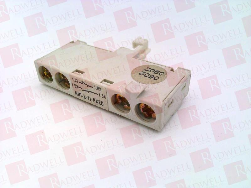 Eaton Klockner Moeller xtpaxsac 11 1ö+1s normal Auxiliary Switch nhi11-pkz0 