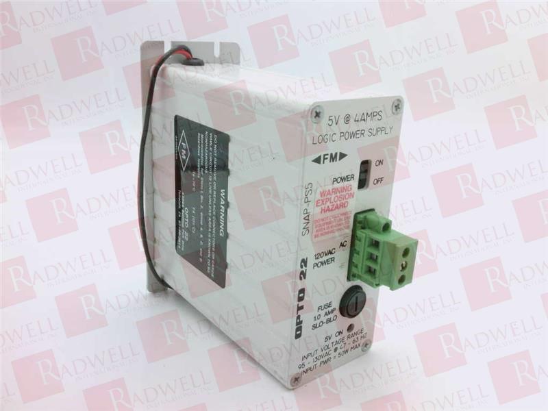 Opto22 - SNAP-PS5 - SNAP Power Supply, 110 VAC to 5 VDC