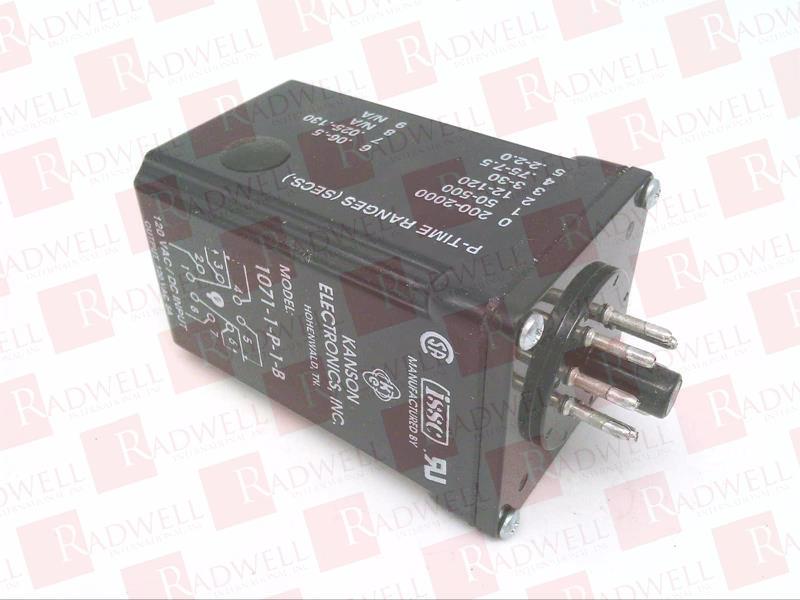 NEW Surplus! ISSC Solid State Timer Relay 1071-2-P-1-B