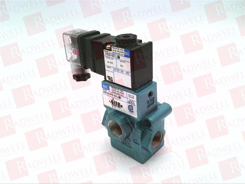 MAC VALVES INC 55B-22-PE-501JD