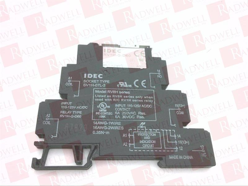 RV8H-L-AD110 Relay/Socket By IDEC