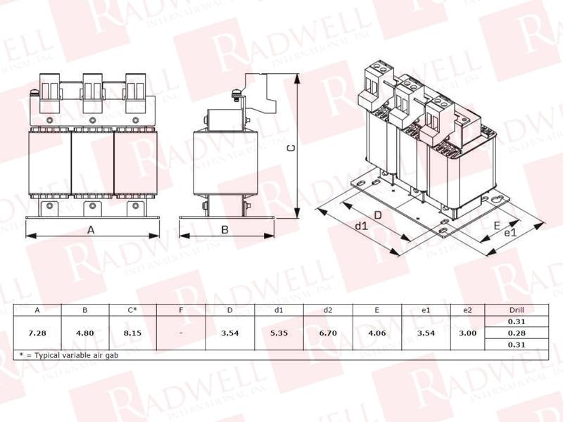 RADWELL VERIFIED SUBSTITUTE CRX0040BC-SUB