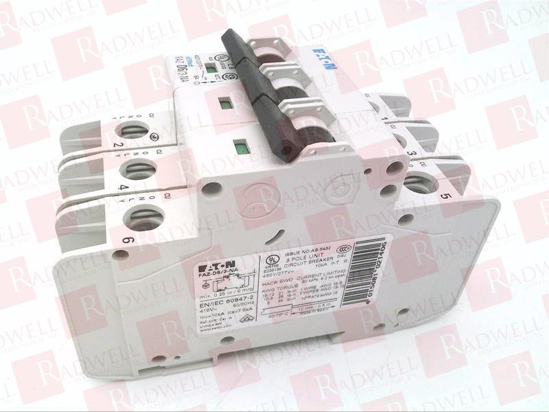 EATON CORPORATION FAZ-D6/3-NA