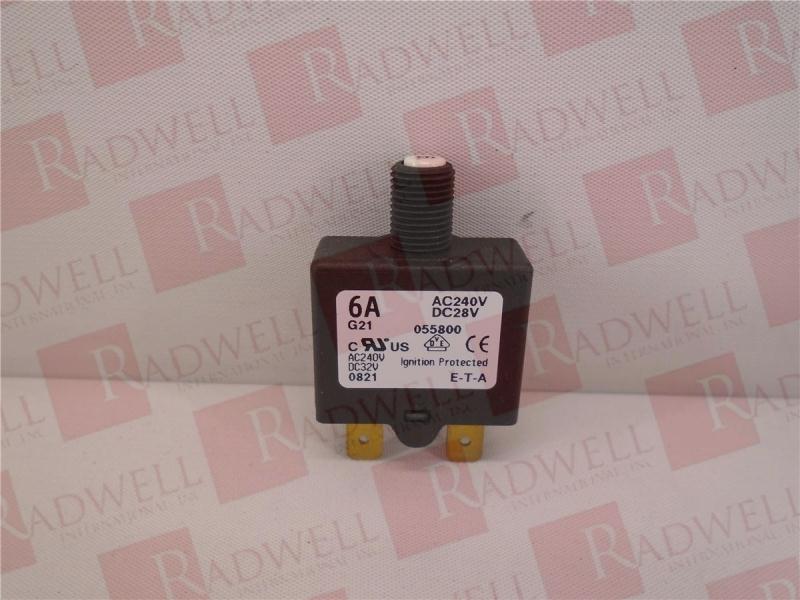 E-T-A CIRCUIT BREAKERS 1658-G21-00-P10-055800-6A